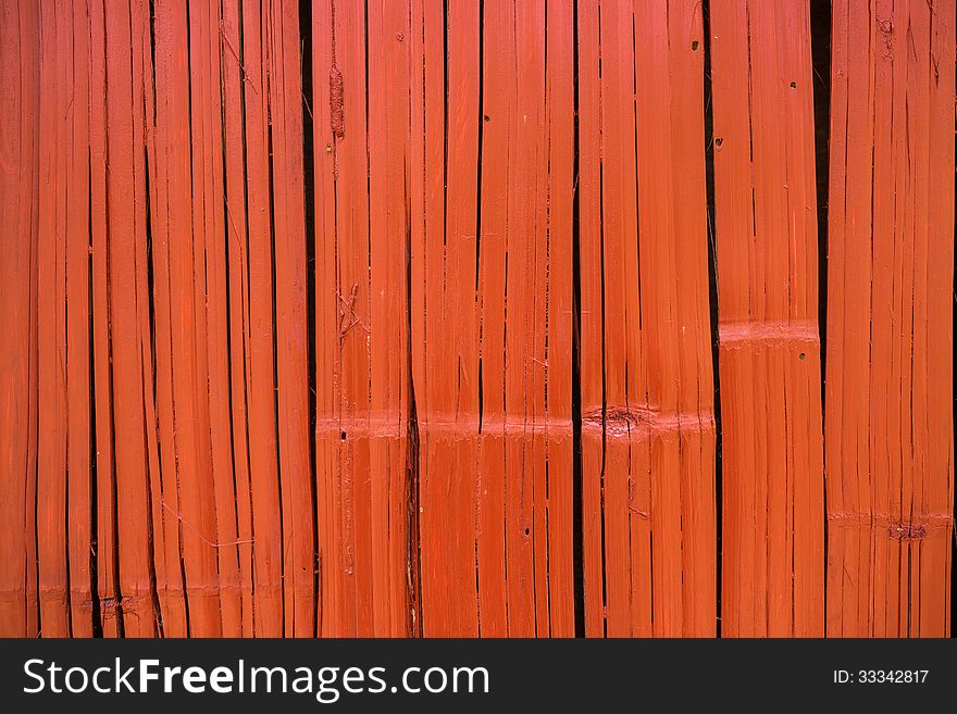 Orange wood board plank texture background