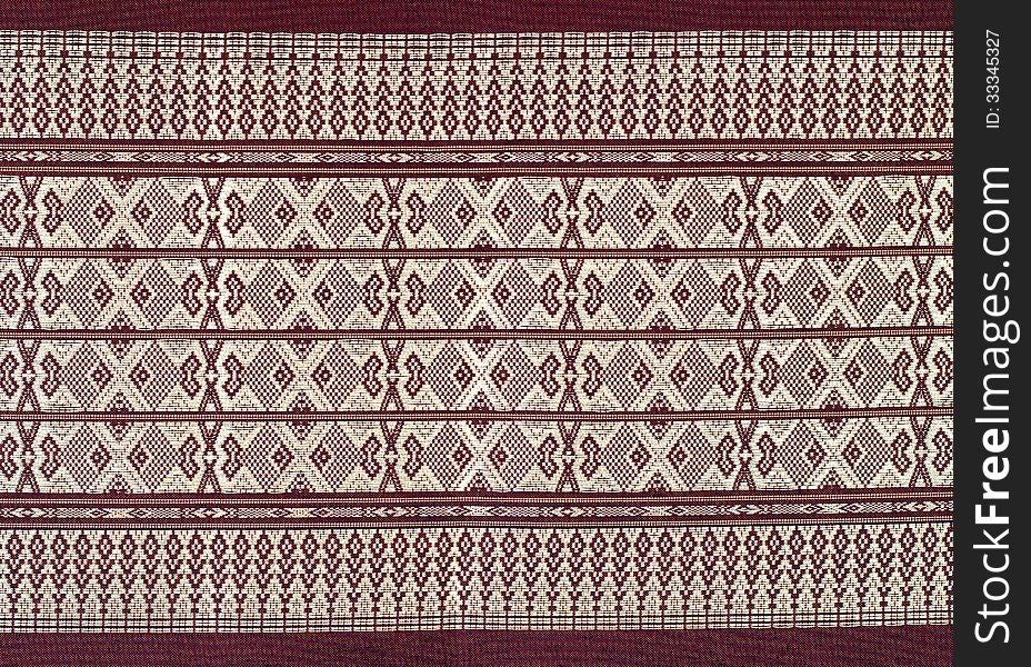 Colorful batik cloth fabric of thai style