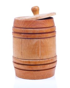 Wooden Barrel Of Honey Stock Photography Wooden Barrel Of Honey Stock Photography