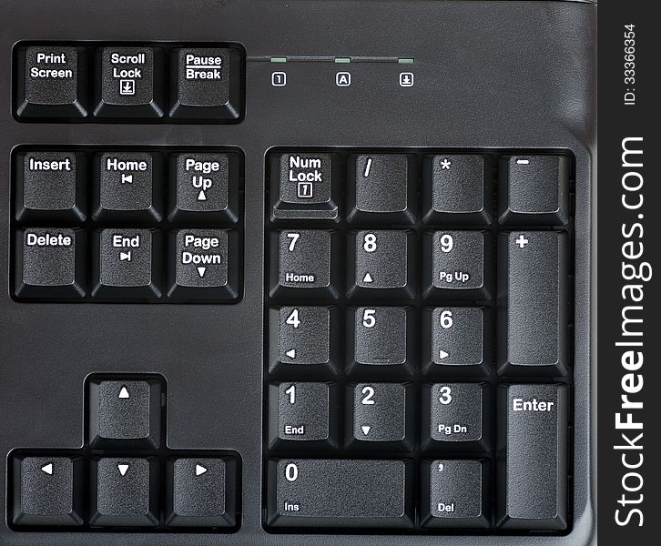 Item Keyboard Closeup