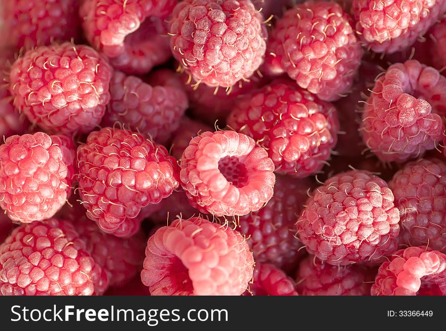 Raspberries Background