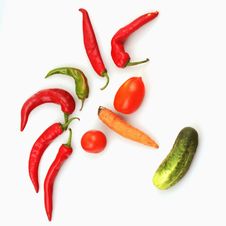 Vegetables As A Symbol Of Healthy Eating Royalty Free Stock Images Vegetables As A Symbol Of Healthy Eating Royalty Free Stock Images