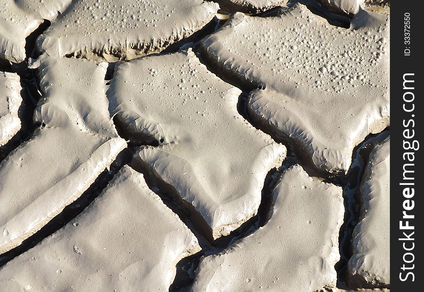Parched Earth With Cracks