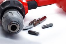 Drill Or Screwdriver Royalty Free Stock Images Drill Or Screwdriver Royalty Free Stock Images