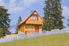 Holiday Wooden House Stock Images