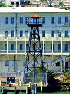Alcatraz Sentry-box Stock Images