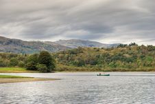 Canoe On Rydal Water Stock Photo Canoe On Rydal Water Stock Photo