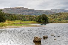 Canoe On Rydal Water Stock Image Canoe On Rydal Water Stock Image