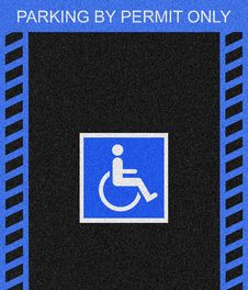 Handicap Parking Space Stock Image Handicap Parking Space Stock Image