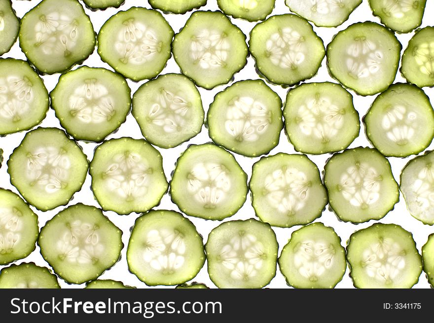 Series object on white - food - vegetable still life. Series object on white - food - vegetable still life