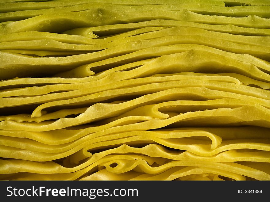 Young green cabbage close-up