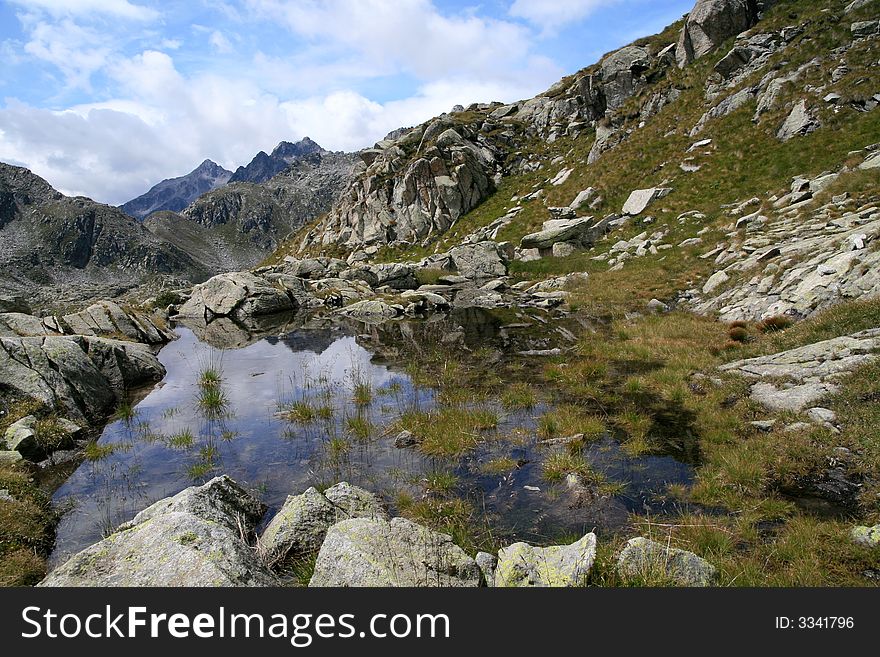 Mountain marsh somewhere in Italy