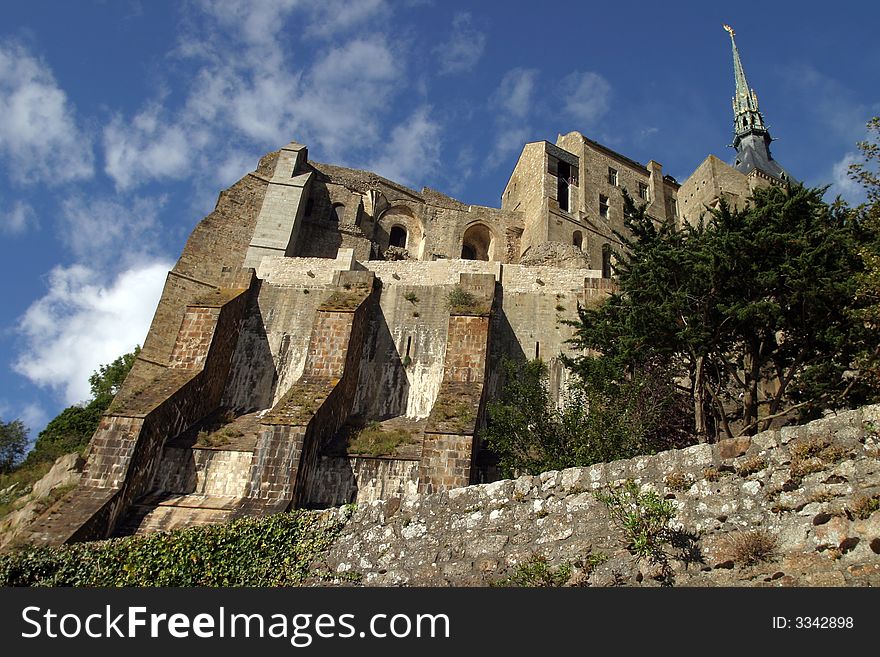 The famous Mont Saint-Michel, France