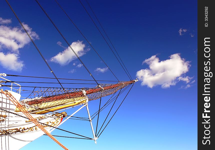 Bow of the sailing ship