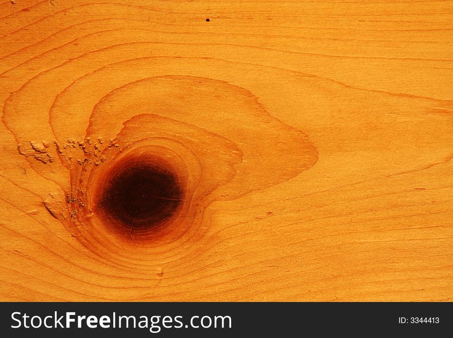 Pine board with knot for background. Pine board with knot for background