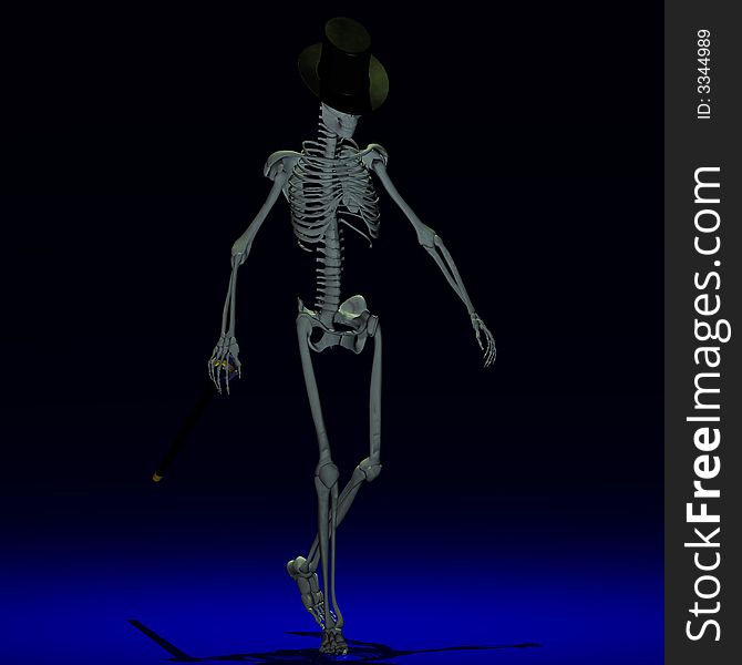 A dancing Skeleton with hat and stick - very stylish
With Clipping Path / Cutting Path. A dancing Skeleton with hat and stick - very stylish
With Clipping Path / Cutting Path