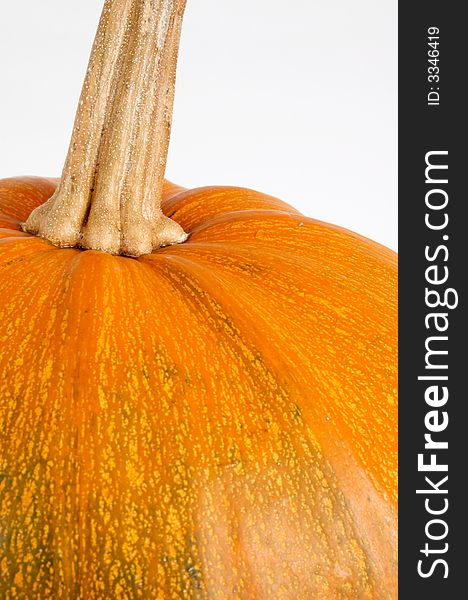 An image of part of yellow pumpkin. An image of part of yellow pumpkin