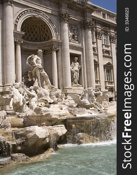 Trevi Fountain in Rome, Italy. Trevi Fountain in Rome, Italy