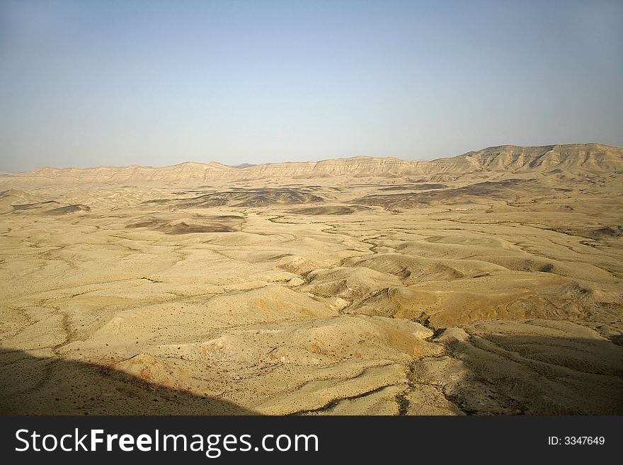 Landscape scenery in sede boker desert, israel. Landscape scenery in sede boker desert, israel