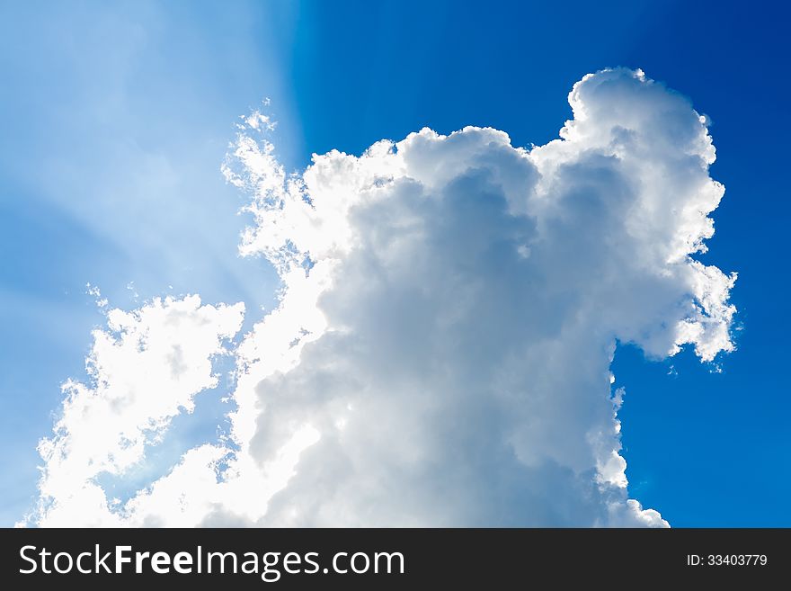 Clouds In The Blue Sky