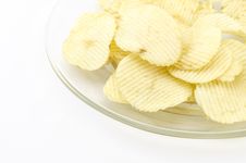 Snack Potato Chips Isolated On White Stock Photo Snack Potato Chips Isolated On White Stock Photo