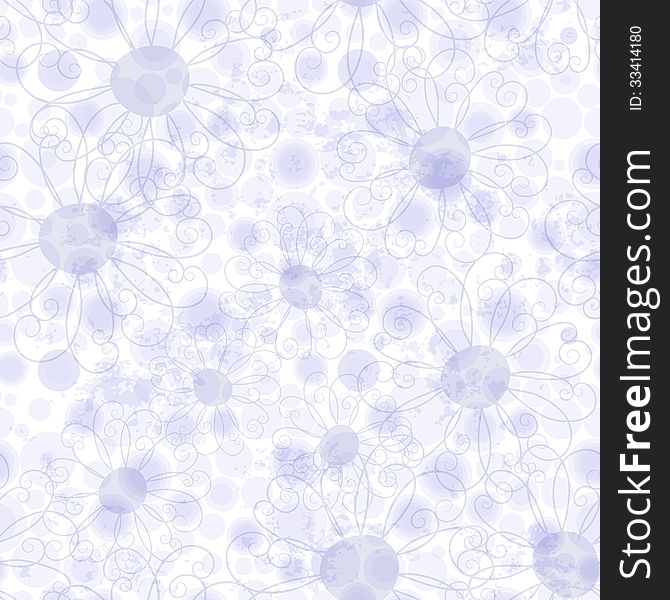 Seamless gentle violet grunge pattern