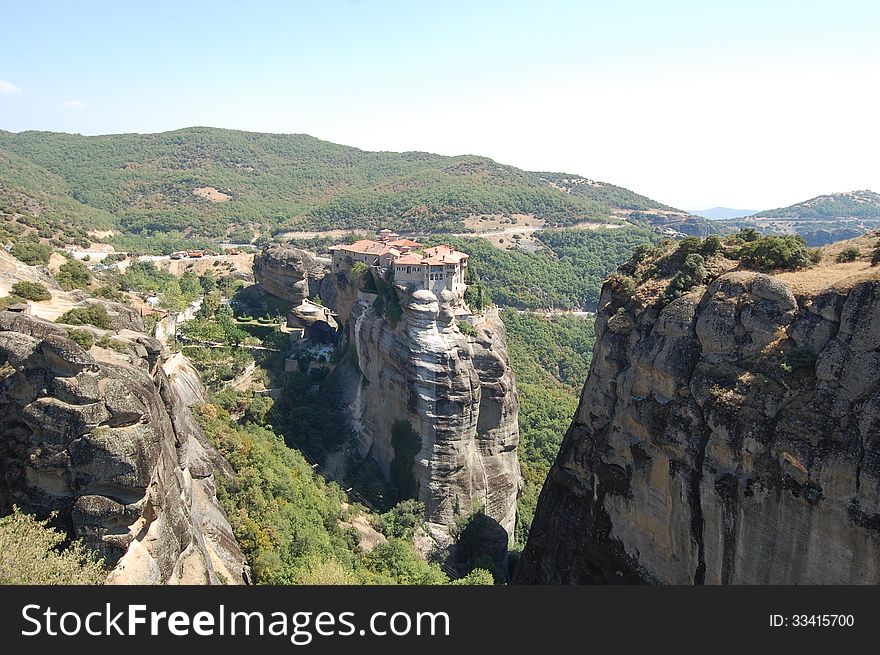 The Meteora in the summer