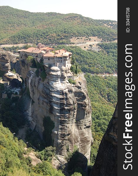 The Big Meteora in the summer vertical picture