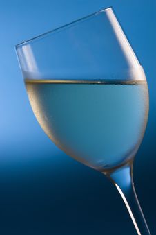 Chilled White Wine Royalty Free Stock Photo Chilled White Wine Royalty Free Stock Photo