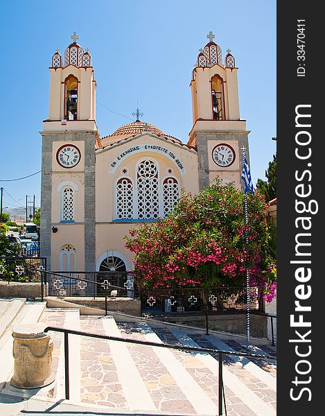 Church Of St. Panteleimon. Rhodes, Greece.