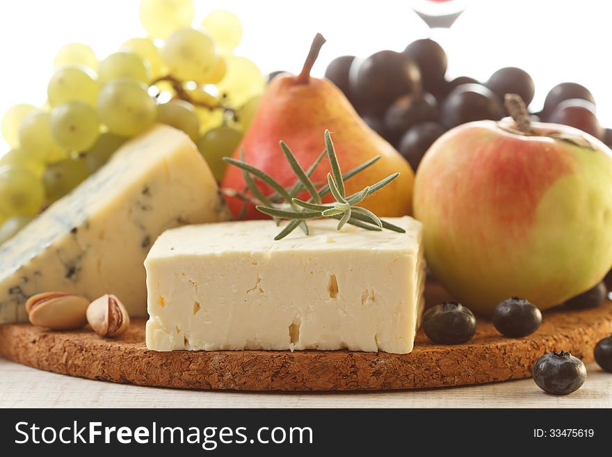 Cheese And Fruits