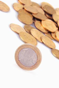 EU &x28;European Union Coins&x29; Stock Images EU &x28;European Union Coins&x29; Stock Images