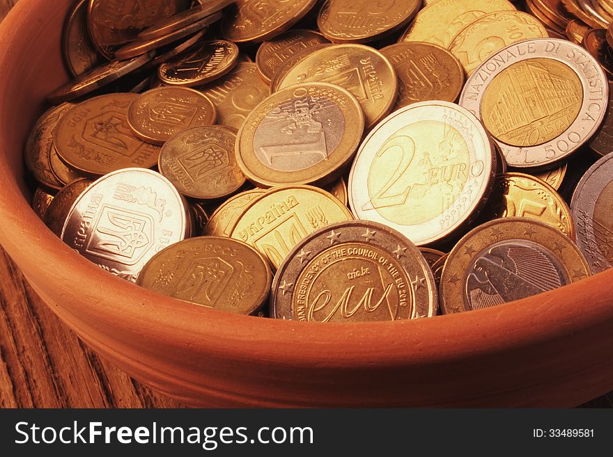 EU, details (European Union coins). EU, details (European Union coins)