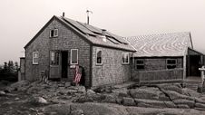 Greenleaf Hut - Appalachian Mountain Club Stock Image Greenleaf Hut - Appalachian Mountain Club Stock Image