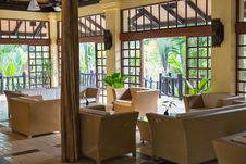 Tropical Hotel Lobby Royalty Free Stock Photo Tropical Hotel Lobby Royalty Free Stock Photo