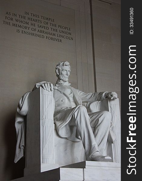 The Lincoln Memorial in Washington D.C.