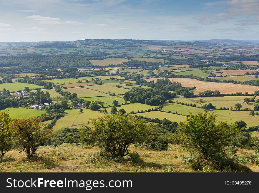 Hawkridge Reservoir Quantock Hills Somerset