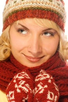 Close-up Portrait Of A Girl Royalty Free Stock Photography Close-up Portrait Of A Girl Royalty Free Stock Photography