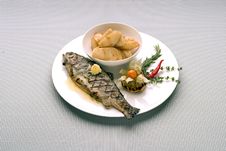 Grilled Fish Royalty Free Stock Image Grilled Fish Royalty Free Stock Image
