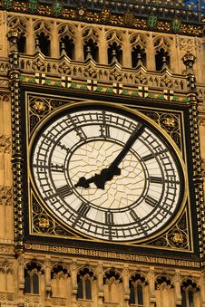 London Clock Royalty Free Stock Images