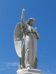 Winged Angel Statue Royalty Free Stock Photos Winged Angel Statue Royalty Free Stock Photos