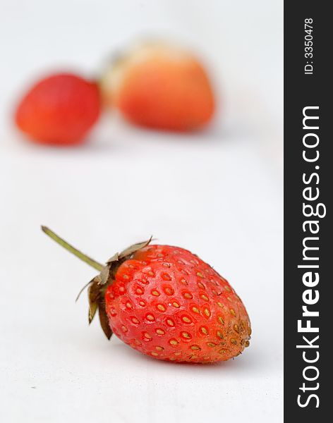 Photography of strawberries on a with background. Photography of strawberries on a with background