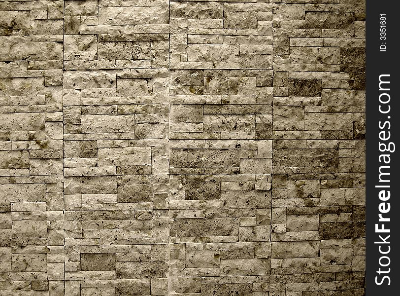 Monochrome of a flagstone wall. Monochrome of a flagstone wall