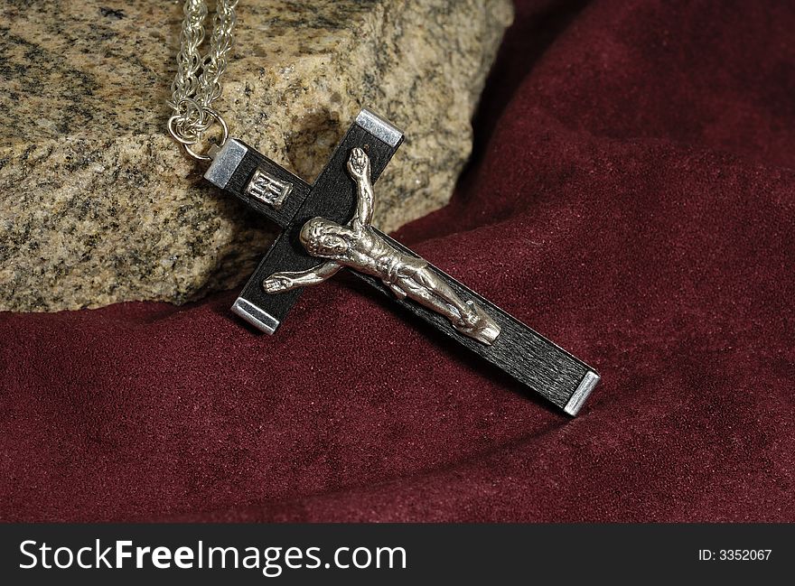 Photo of a Wooden Crucifix Necklace - Religion Related