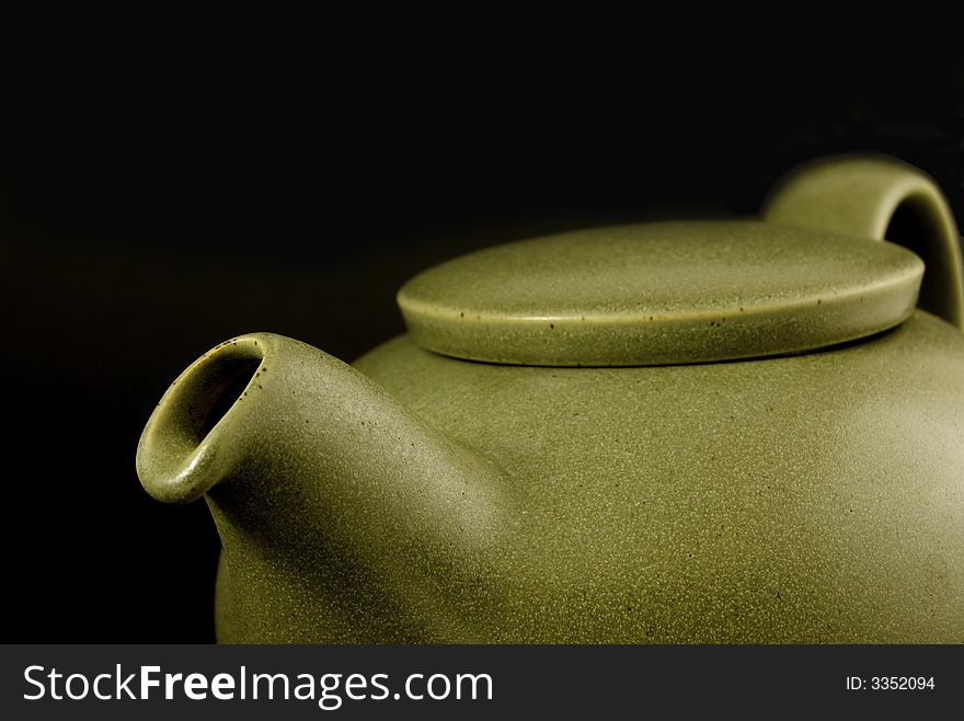 Green tea pot