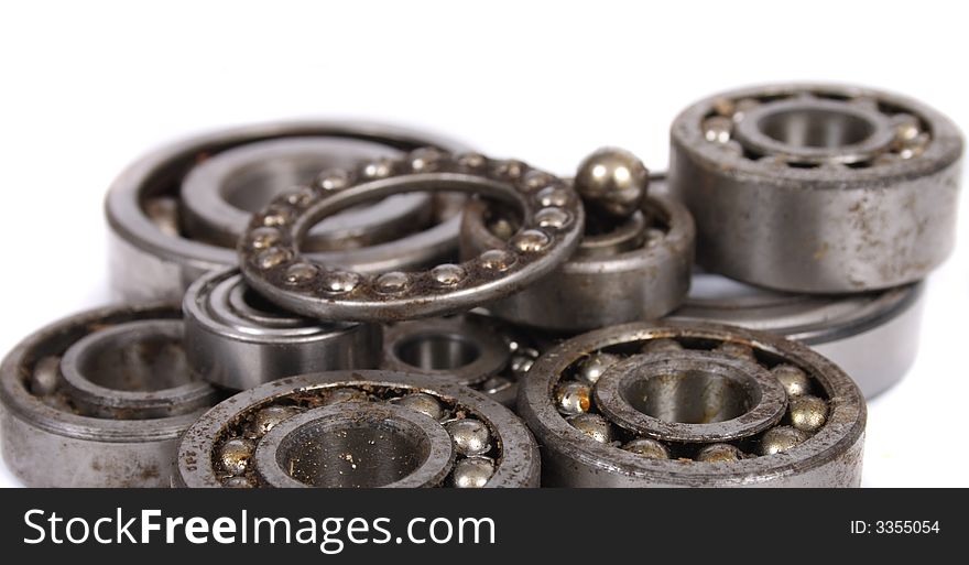 Nice bearing technological background from the steel. Nice bearing technological background from the steel