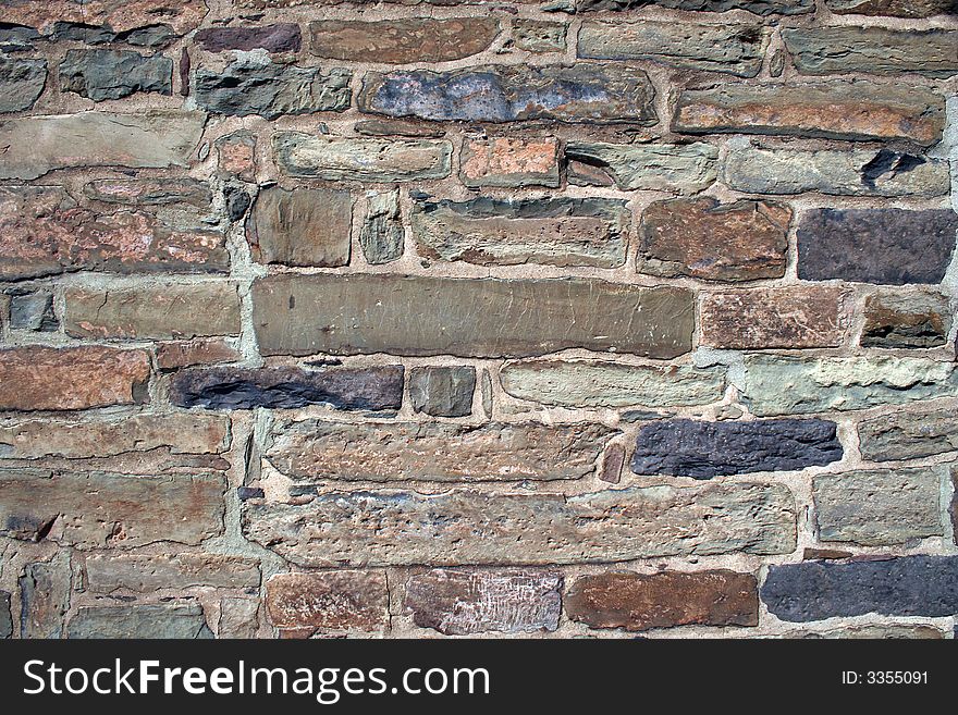 An Old rock building wall abstract background