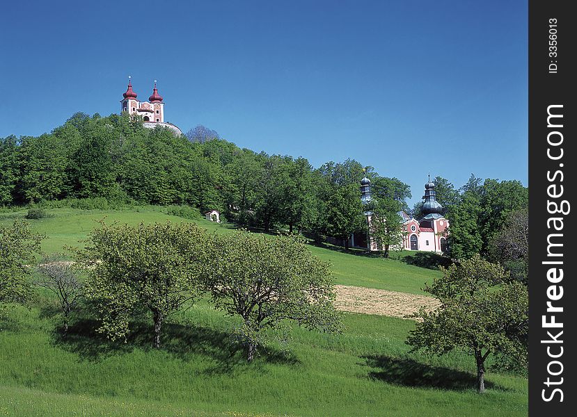 Landmarks, Banska Stiavnica, Slovakia, Europe