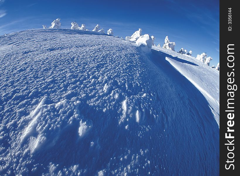 Winter landscape, Martinske Hole, Slovakia