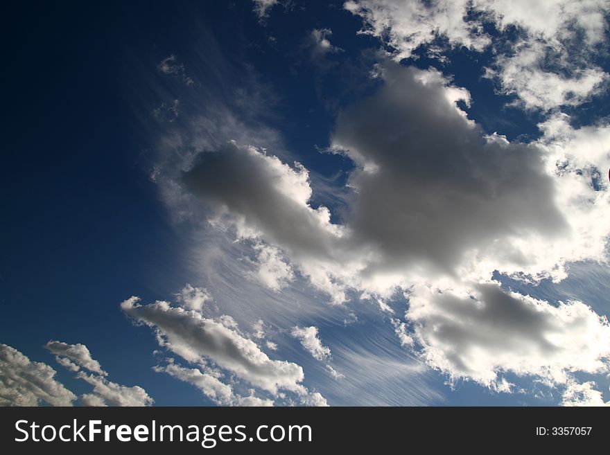 Daytime Cumulus, Cirrus, Cirrocumulus ... clouds and blue sky, clouds texture,. Daytime Cumulus, Cirrus, Cirrocumulus ... clouds and blue sky, clouds texture,